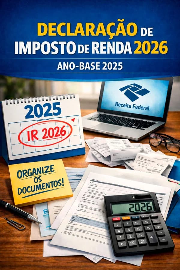 Declaração de Imposto de Renda 2026 com informe de rendimentos - Grik Contabilidade Castro PR
