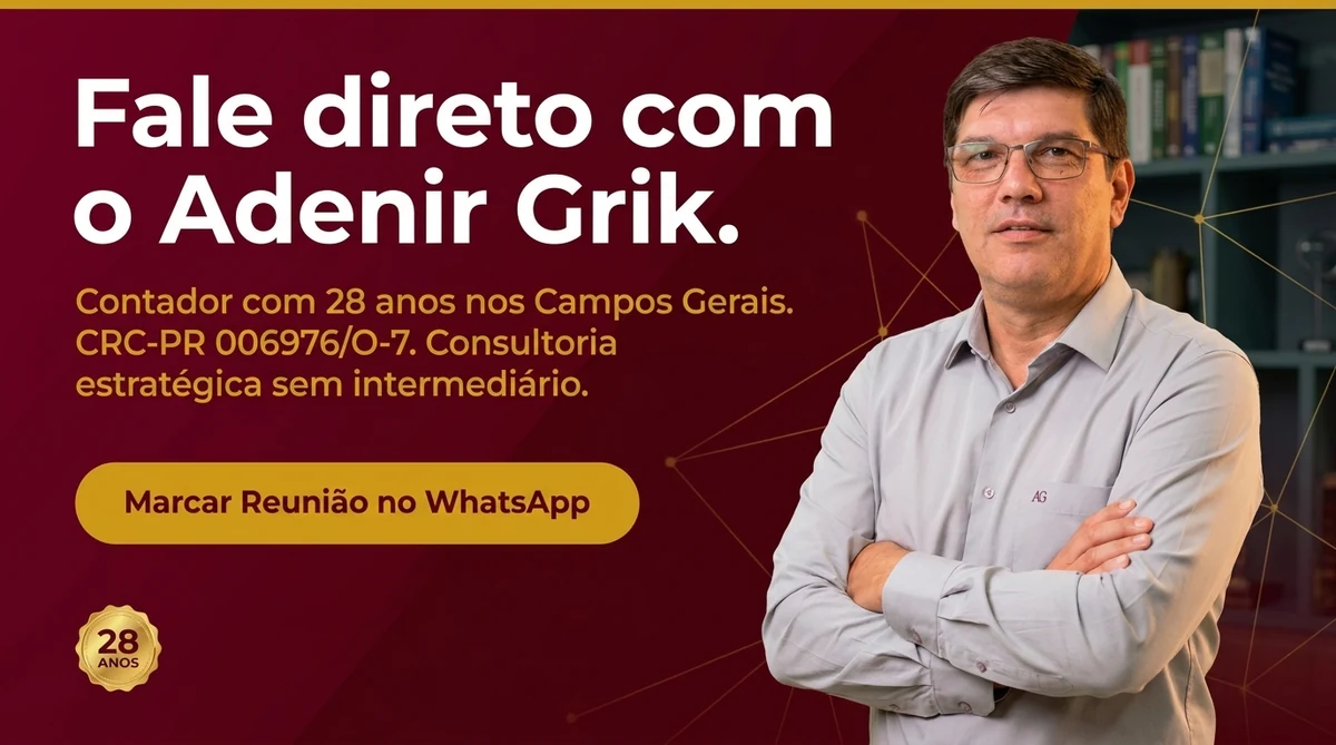 Consultoria estratégica com Adenir Grik CRC-PR 006976/O-7 - Grik Contabilidade