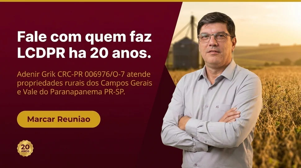 Fale com Adenir Grik, especialista em contabilidade rural e agronegócio há 20 anos Fale com Adenir Grik, especialista em contabilidade rural e agronegócio há 20 anos